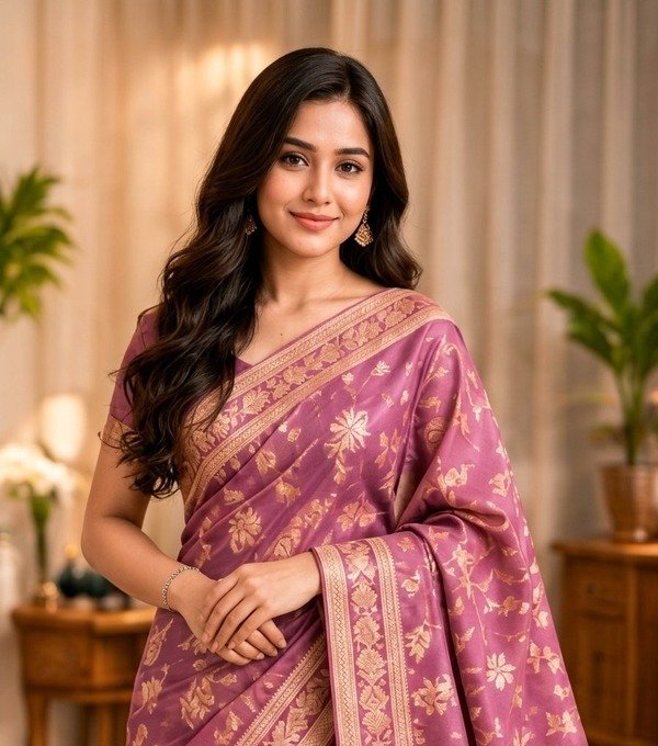 Premium Soft Silk Saree with Blouse Piece