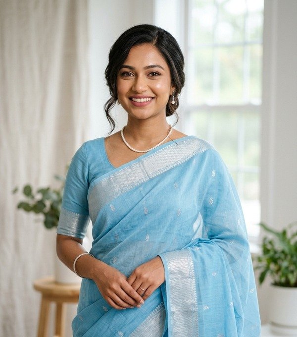 Casual Wear Cotton Saree for Daily Use