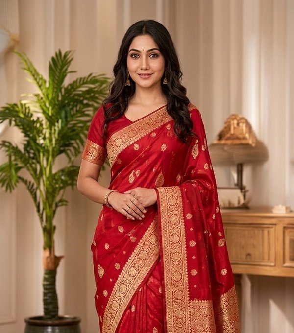 Wedding Designer Saree with Heavy Work