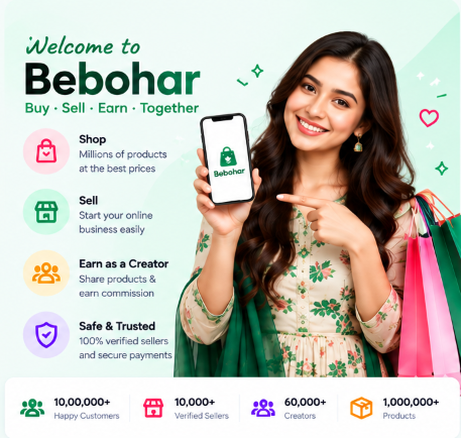 Welcome to Bebohar - Buy, Sell, Earn, Together